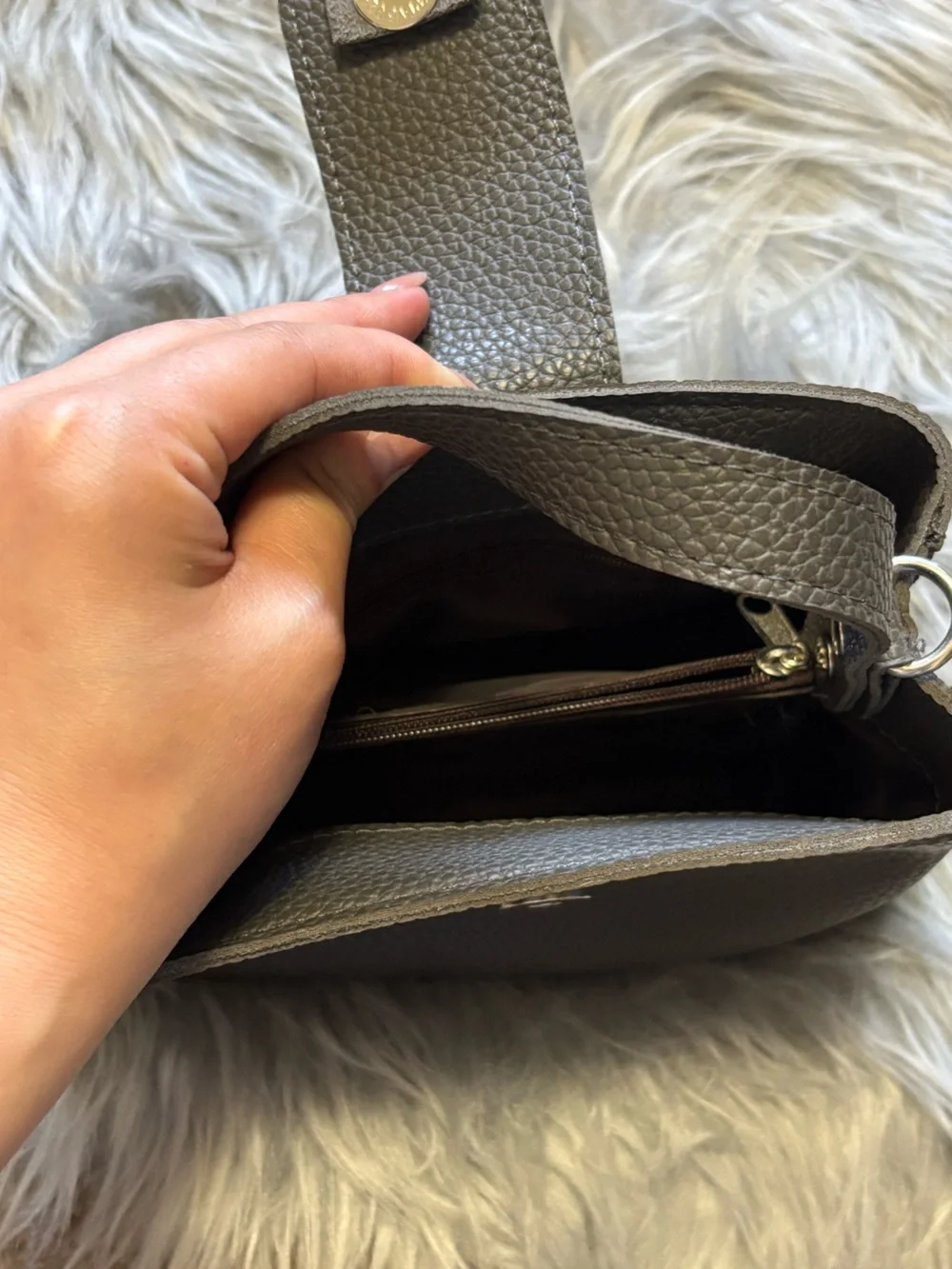 Minimalist Faux Leather Handbag